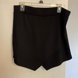 Boohoo black skort - skirt with shorts